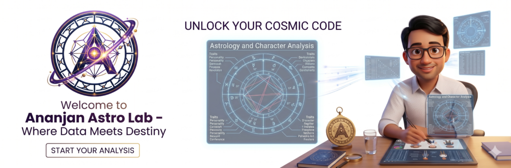 Celestial Vedic astrology art — planets and cosmic energy illustration